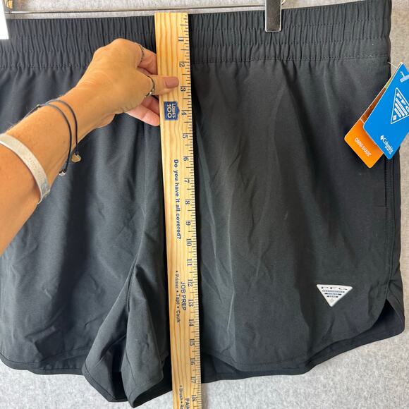 Columbia PFG Fishing Shorts Womens XXL Black Omni Shade 50 UPF Moisture Wicking - Picture 13 of 15